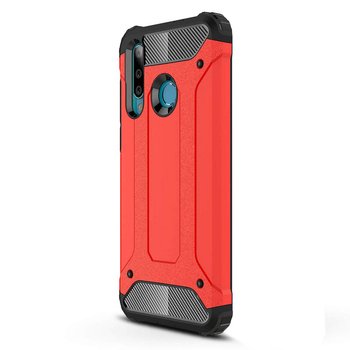 Microsonic Huawei P30 Lite Kılıf Rugged Armor Kırmızı