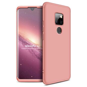 Microsonic Huawei Mate 30 Lite Kılıf Double Dip 360 Protective AYS Rose Gold