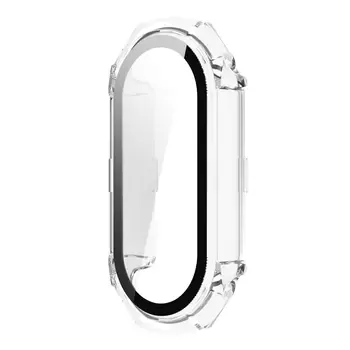 Microsonic Xiaomi Mi Band 8 Kılıf Darbeye Dayanıklı Clear Premium Slim WatchBand Şeffaf