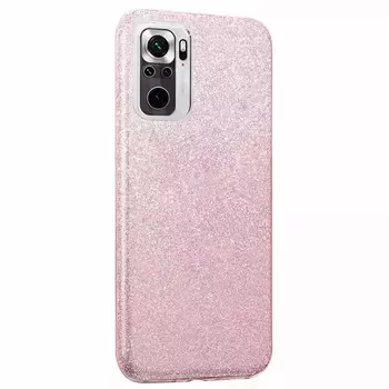 Microsonic Xiaomi Poco M5s Kılıf Sparkle Shiny Rose Gold