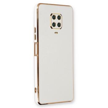 Microsonic Xiaomi Redmi Note 9S Kılıf Olive Plated Beyaz