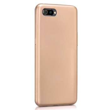 Microsonic Realme C2 Kılıf Matte Silicone Gold