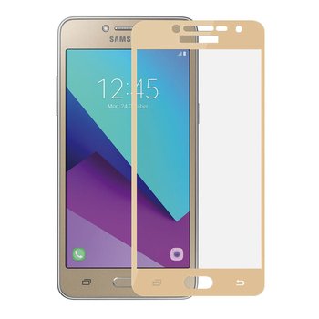 Microsonic Samsung Galaxy J2 Prime Kavisli Temperli Cam Ekran Koruyucu Film Gold