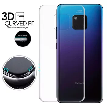 Microsonic Huawei Mate 20 Pro Ön + Arka Kavisler Dahil Tam Ekran Kaplayıcı Film