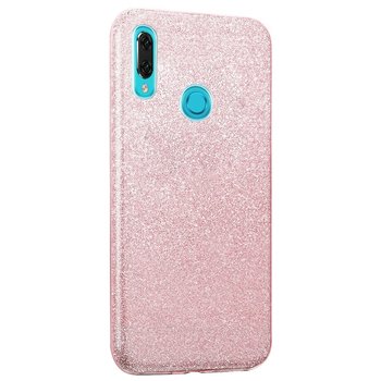 Microsonic Huawei Y7 Prime 2019 Kılıf Sparkle Shiny Rose Gold