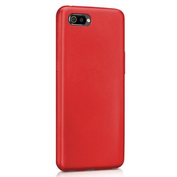 Microsonic Realme C2 Kılıf Matte Silicone Kırmızı