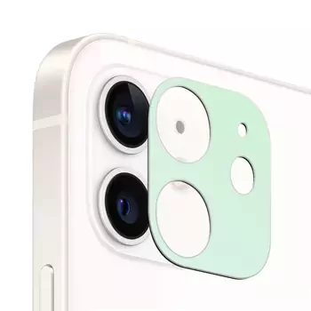 Microsonic Apple iPhone 12 Mini Kamera Lens Koruma Camı V2 Yeşil