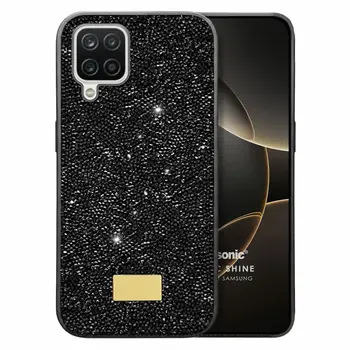 Microsonic Samsung Galaxy A12 Kılıf Cosmic Shine Siyah