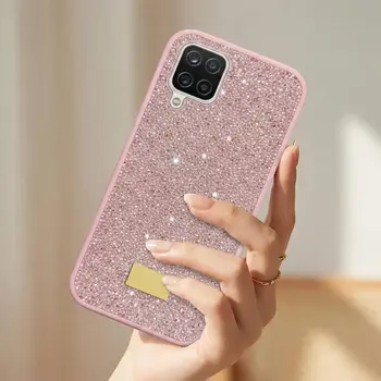 Microsonic Samsung Galaxy A12 Kılıf Cosmic Shine Pembe