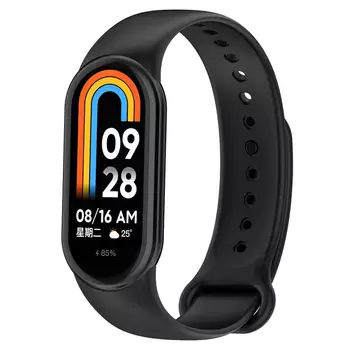 Microsonic Xiaomi Mi Band 8 Silikon Kordon Siyah