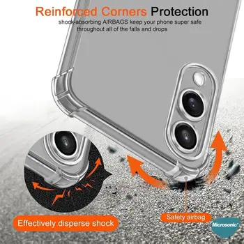 Microsonic Xiaomi Note 14 Pro 5G Kılıf Shock Absorbing Şeffaf