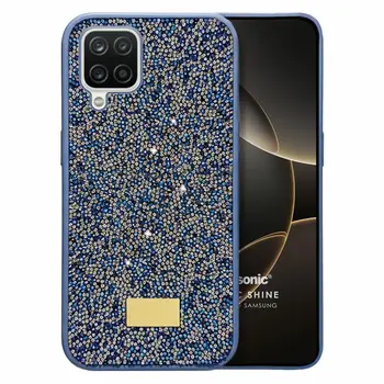 Microsonic Samsung Galaxy A12 Kılıf Cosmic Shine Lacivert