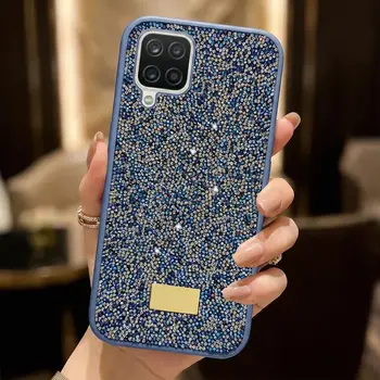 Microsonic Samsung Galaxy A12 Kılıf Cosmic Shine Lacivert