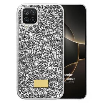 Microsonic Samsung Galaxy A12 Kılıf Cosmic Shine Gümüş