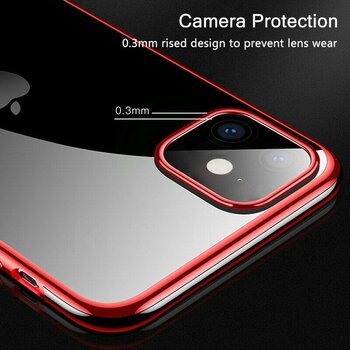 Microsonic Apple iPhone 11 Kılıf Skyfall Transparent Clear Gümüş