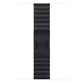 Microsonic Apple Watch Series 7 41mm Kordon Link Bracelet Band Siyah