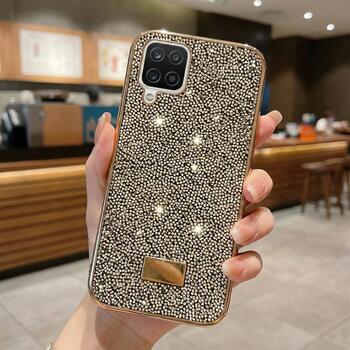 Microsonic Samsung Galaxy A12 Kılıf Cosmic Shine Gold