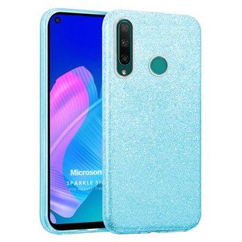 Microsonic Huawei Y7P Kılıf Sparkle Shiny Mavi