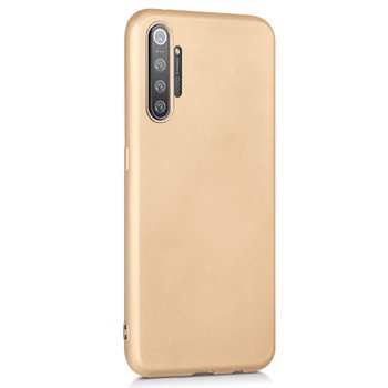 Microsonic Realme XT Kılıf Matte Silicone Gold