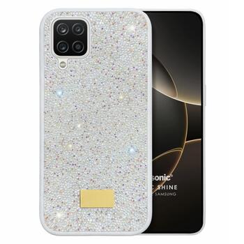 Microsonic Samsung Galaxy A12 Kılıf Cosmic Shine Beyaz