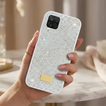 Microsonic Samsung Galaxy A12 Kılıf Cosmic Shine Beyaz