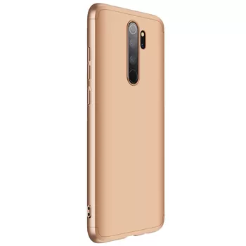 Microsonic Xiaomi Redmi Note 8 Pro Kılıf Double Dip 360 Protective Gold