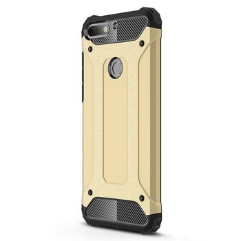 Microsonic Huawei Y7 2018 Kılıf Rugged Armor Gold