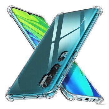 Microsonic Xiaomi Mi Note 10 Pro Kılıf Anti Shock Silikon Şeffaf