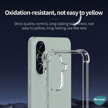 Microsonic Samsung Galaxy A36 Kılıf Shock Absorbing Şeffaf