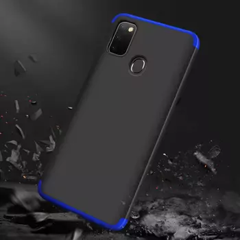 Microsonic Samsung Galaxy M30s Kılıf Double Dip 360 Protective Siyah