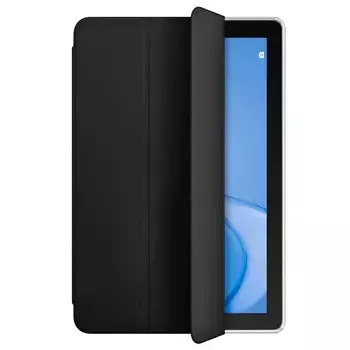 Microsonic Huawei MatePad SE Kılıf Slim Translucent Back Smart Cover Siyah