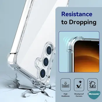 Microsonic Samsung Galaxy A07 Kılıf Shock Absorbing Şeffaf