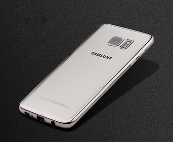 Microsonic Samsung Galaxy S7 Edge Kılıf Skyfall Transparent Clear Gümüş