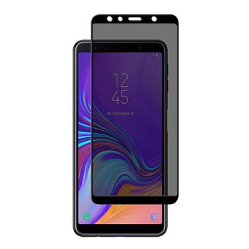 Microsonic Samsung Galaxy A7 2018 Invisible Privacy Kavisli Ekran Koruyucu Siyah