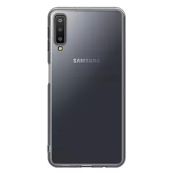 Microsonic Samsung Galaxy A7 2018 Kılıf Transparent Soft Beyaz