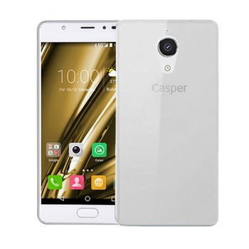 Microsonic Casper Via P1 Kılıf Transparent Soft Beyaz