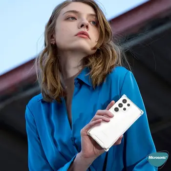 Microsonic Samsung Galaxy S25 Ultra Kılıf Shock Absorbing Şeffaf