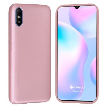 CaseUp Xiaomi Redmi 9A Kılıf Matte Surface Rose Gold