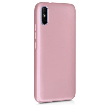 CaseUp Xiaomi Redmi 9A Kılıf Matte Surface Rose Gold