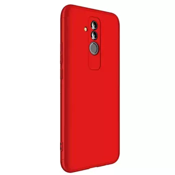 Microsonic Huawei Mate 20 Lite Kılıf Double Dip 360 Protective Kırmızı