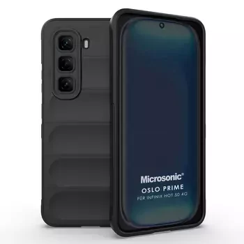 Microsonic Infinix Hot 50 4G Kılıf Oslo Prime Siyah