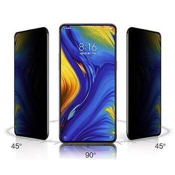 Microsonic Xiaomi Mi Mix 3 Invisible Privacy Kavisli Ekran Koruyucu Siyah