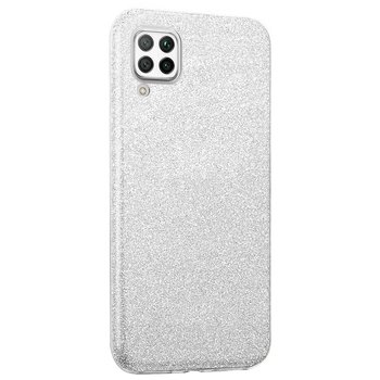 Microsonic Huawei P40 Lite Kılıf Sparkle Shiny Gümüş