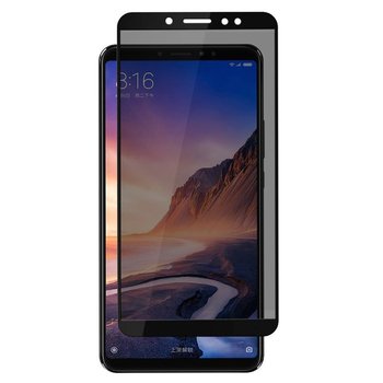 Microsonic Xiaomi Mi Max 3 Invisible Privacy Kavisli Ekran Koruyucu Siyah