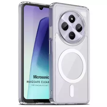Microsonic Xiaomi Redmi 14C Kılıf MagSafe Clear Sararmaz Şeffaf