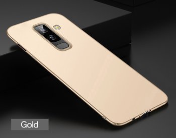 Microsonic Samsung Galaxy A6 Plus 2018 Kılıf Premium Slim Gold