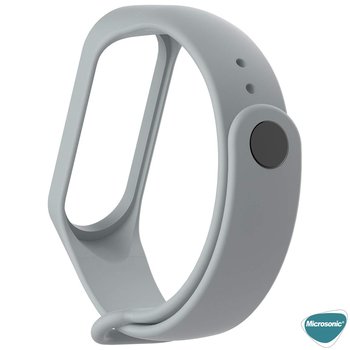 Microsonic Xiaomi Mi Band 6 Silikon Kordon Gri