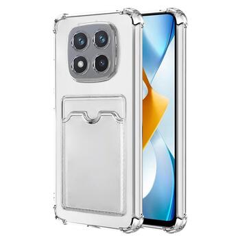 Microsonic Xiaomi Poco X7 Card Slot Shock Kılıf Şeffaf