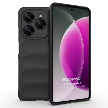 Microsonic TECNO Spark 20 Pro Kılıf Oslo Prime Siyah