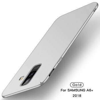 Microsonic Samsung Galaxy A6 Plus 2018 Kılıf Premium Slim Gümüş